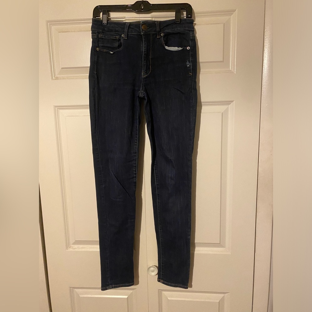 American Eagle Outfitters Dark Blue Skinny Jeans